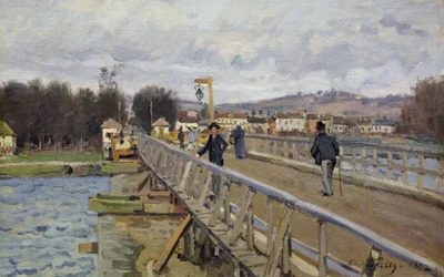 Pasarela en Argenteuil, 1872